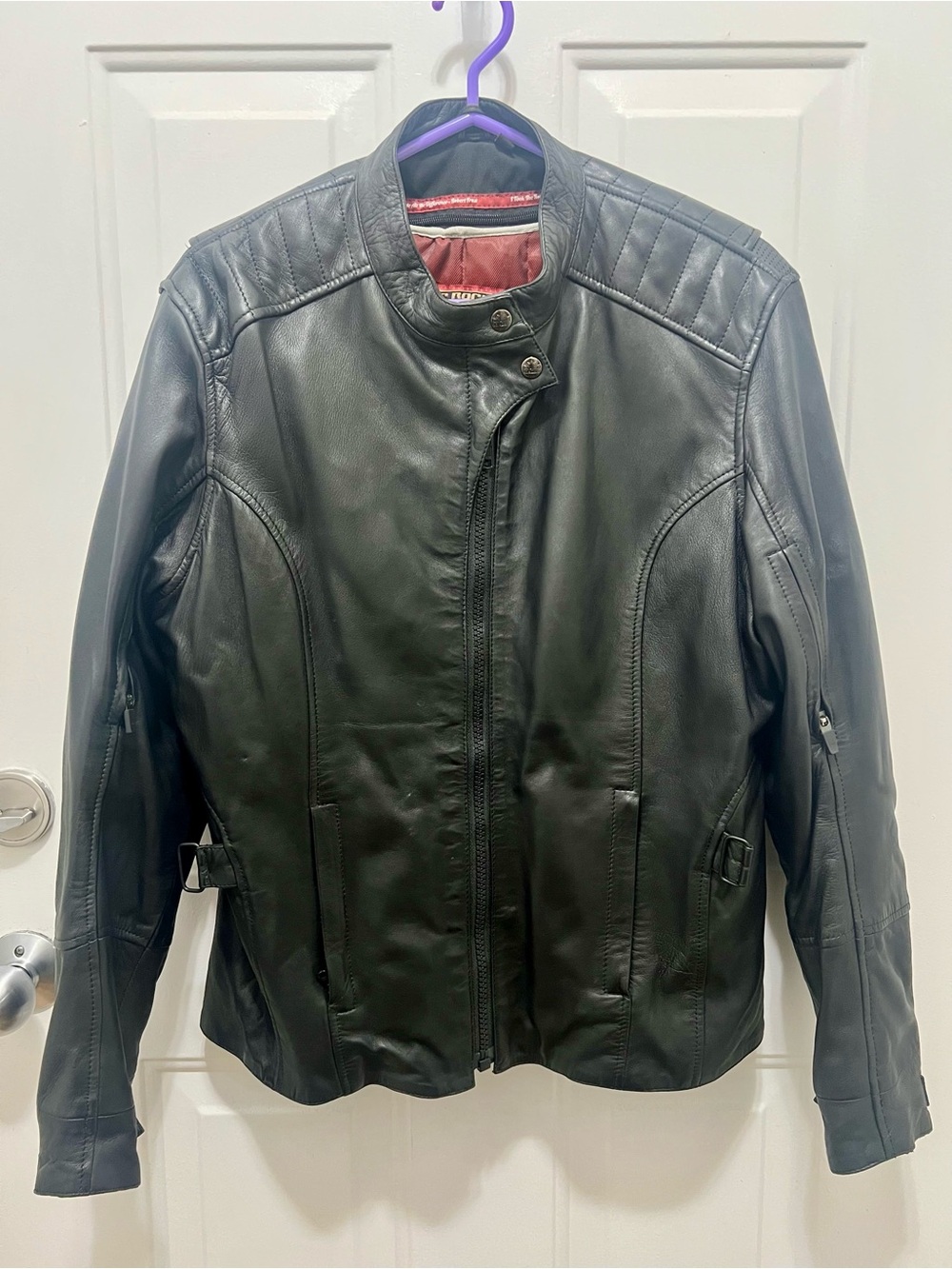 Joe Rocket Black 100% Leather Mens Jacket